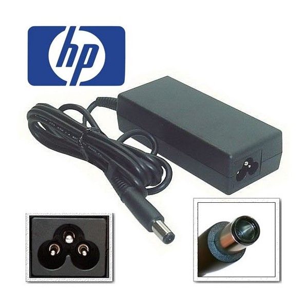 CARREGADOR PARA NOTEBOOK HP ORIGINAL PLUG LARGO 18.5V